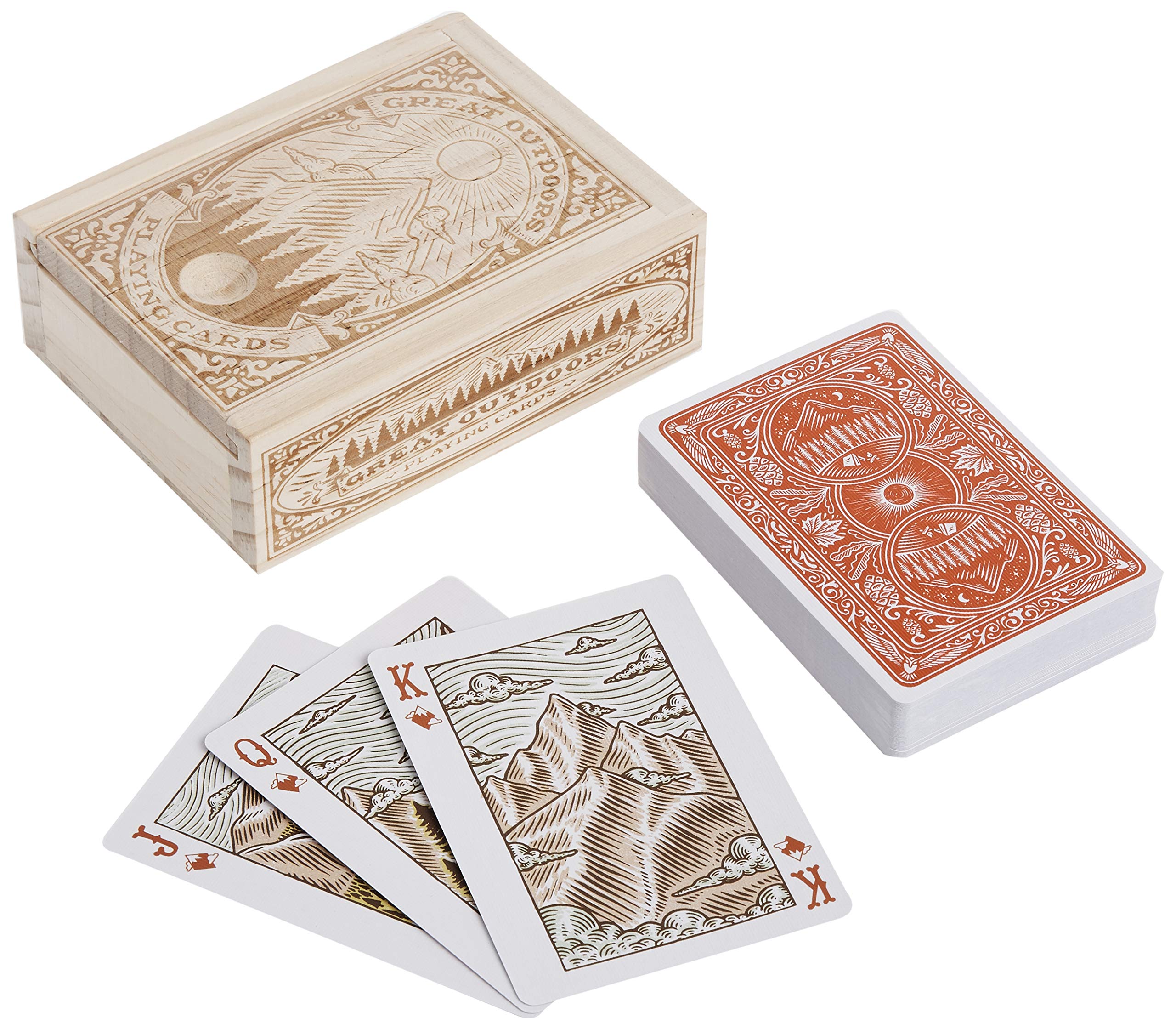 Chronicle Books Great Outdoors Playing Cards (Playing Cards for Adults, Playing Cards for Children, Illustrated Playing Cards)