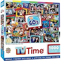 Masterpieces 1000 Piece Jigsaw Puzzle for Adults, Family, Or Kids - 60's Television Shows - 19.25