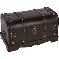 Trademark Innovations Decorative Chest, Brown