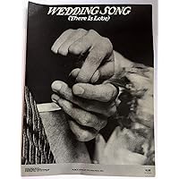 Wedding Song (There Is Love) Vintage 1971 Sheet Music