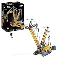 LEGO 42146 Technic Liebherr LR 13000 Crawler Crane Set, Build the Ultimate Remote Controlled Construction Vehicle Model with Control+ App, Crane with Winch System and Rocker Boom, Large Model Kit for