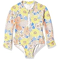 Seafolly Girls' Long Sleeve One Piece Swimsuit
