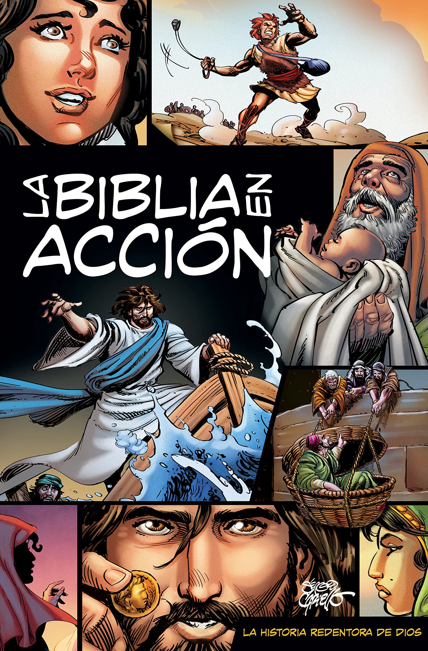 La Biblia en acción: The Action Bible Spanish Edition (Action Bible Series)