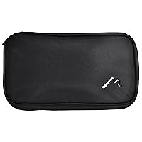 Diabetic Travel Organizer Cooler Case by Metier Life | Insulated Pouch with Included Non-Sweat 8 oz Ice Pack | Medical Bag for Insulin, Syringes, Omni-Pods, Glucose Testers (Black Case)