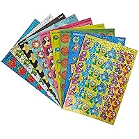 Trend Enterprises - T63904 Sparkle Stickers School Fun Themed Jumbo Pack - 1 1/4 in - Pack of 648