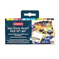 Derwent Inktense Paint 12 Pan Palette #1