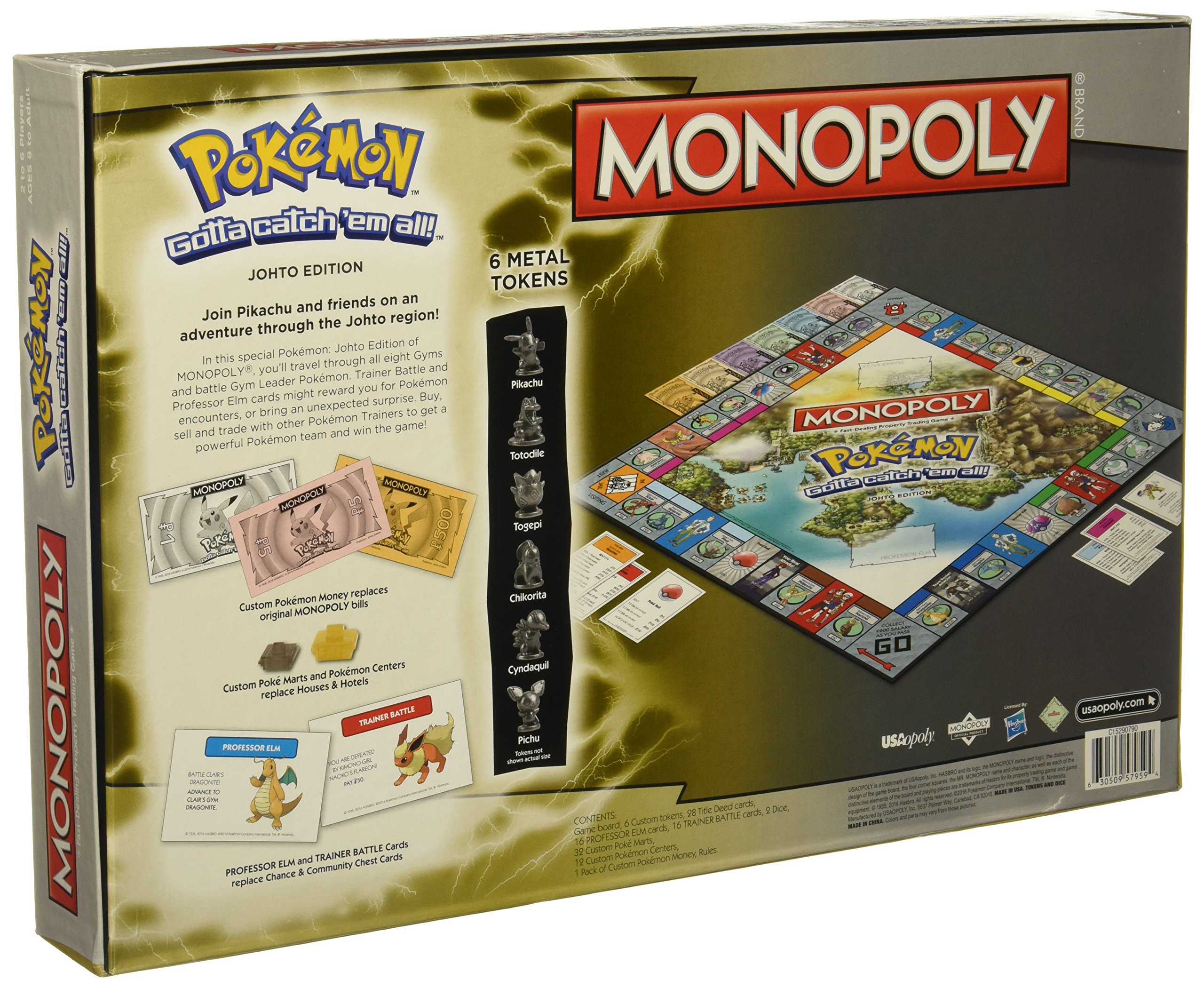 MONOPOLY Game: Pokémon Johto Edition