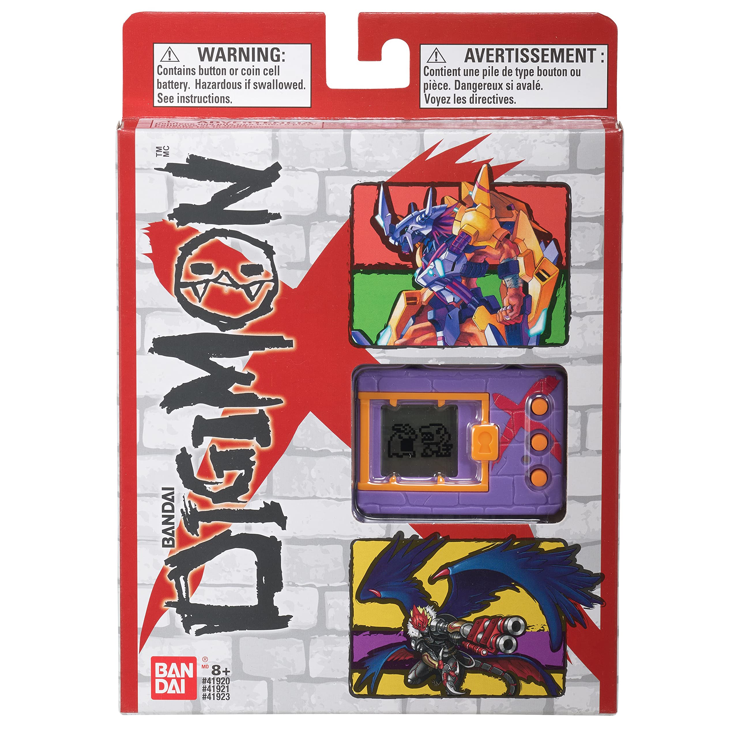 Digimon X Bandai Digivice Virtual Pet Monster - Purple & Red (41923)