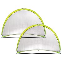 Franklin Sports Pop-Up Dome Shaped Goals - Indoor or Outdoor Soccer Goal - Goal Folds For Storage - 6' x 4' or 4' x 3' Soccer Goal