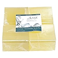 Areej Hypo-Allergenic Biodegradable Hemp Seed Oil Soap Base made with 100% Pure Natural Glycerin - 10 Pounds