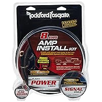 Rockford Fosgate 8 AWG Amplifier Install Kit with Interconnect