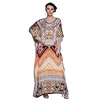 Vibration of Heart v Neck Kaftan`