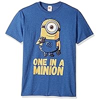 Despicable Me Men's Minions Stuart One in A Million Funny Graphic Tee