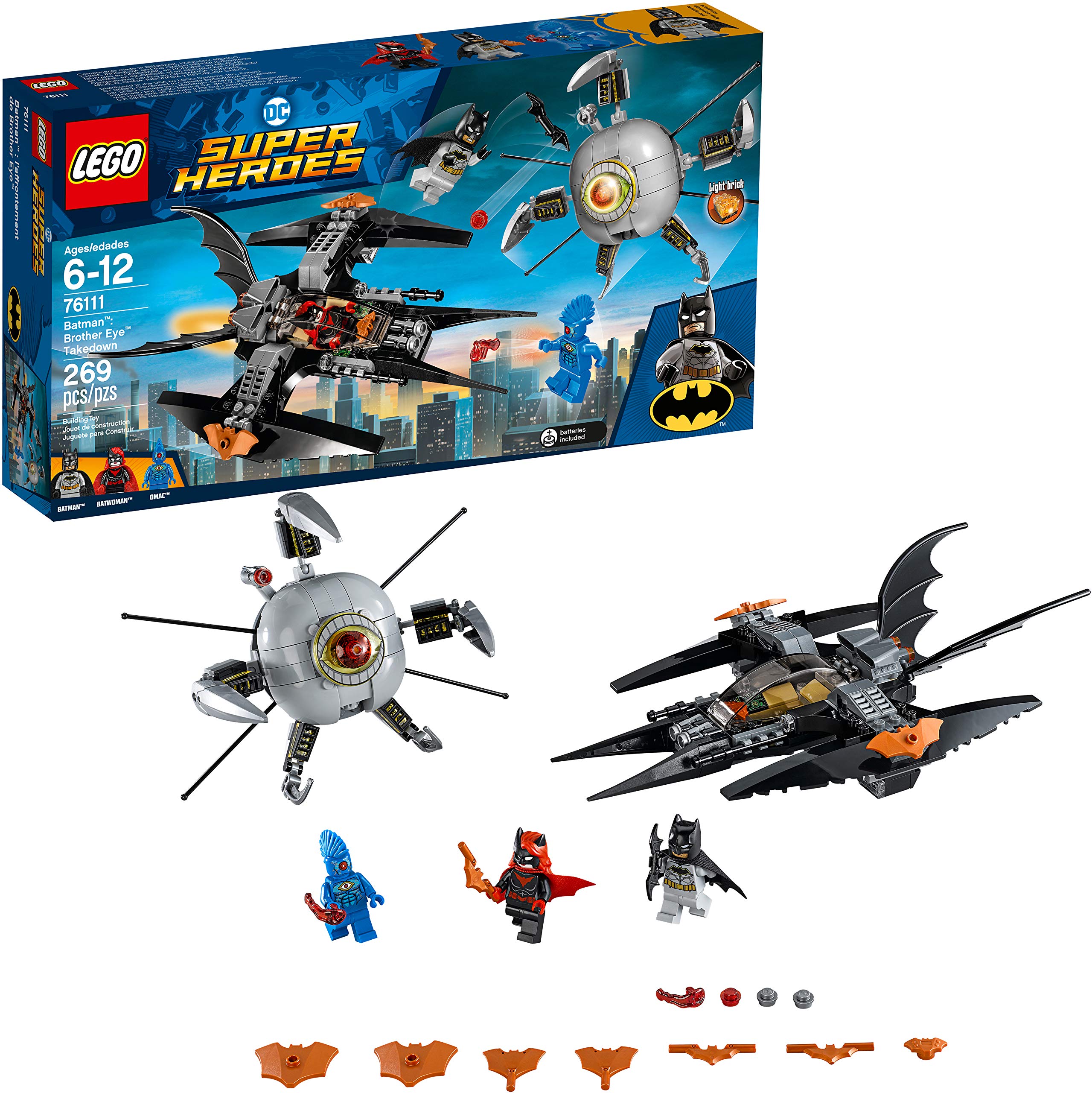 LEGO DC Super Heroes Batman: Brother Eye Takedown 76111 Building Kit (269 Piece) (Discontinued by Manufacturer)