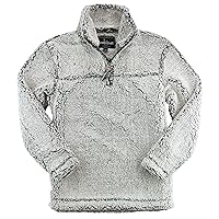 boxercraft Sherpa Quarter Zip Pullover, Warm & Cozy, Adult Sizes