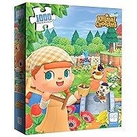 Animal Crossing “New Horizons” 1,000 Piece Jigsaw Puzzle | Officially Licensed Animal Crossing Merchandise | Collectible Puzzle Featuring Beau, Vesta, Pekow & Daisy Mae from The Nintendo Switch Game