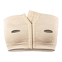 Dr. Brown's Hands-Free Strapless Front-Close Pumping Bra for Breastfeeding - Beige - L/XL