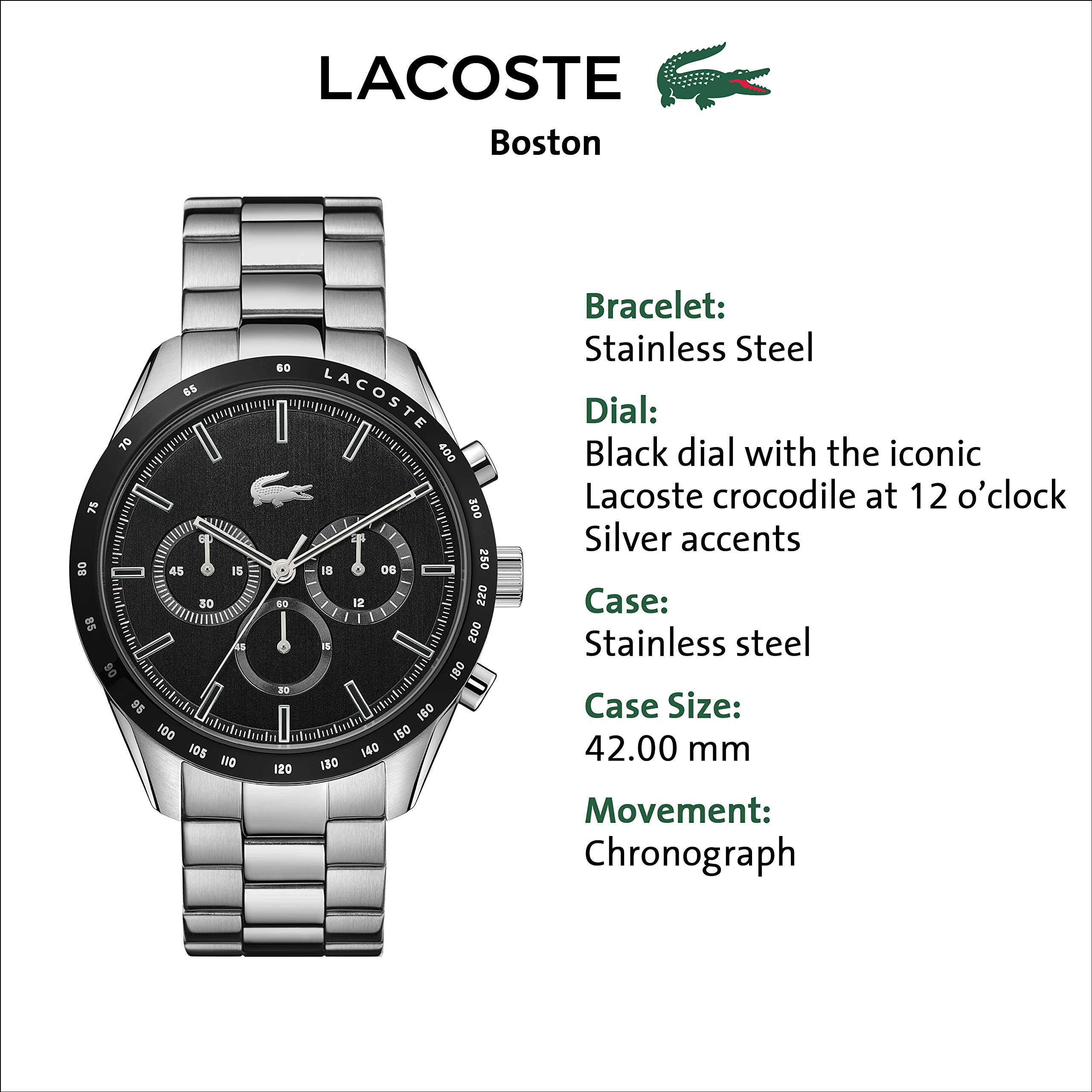 Lacoste Boston Men's Quartz Chronograph Watch
