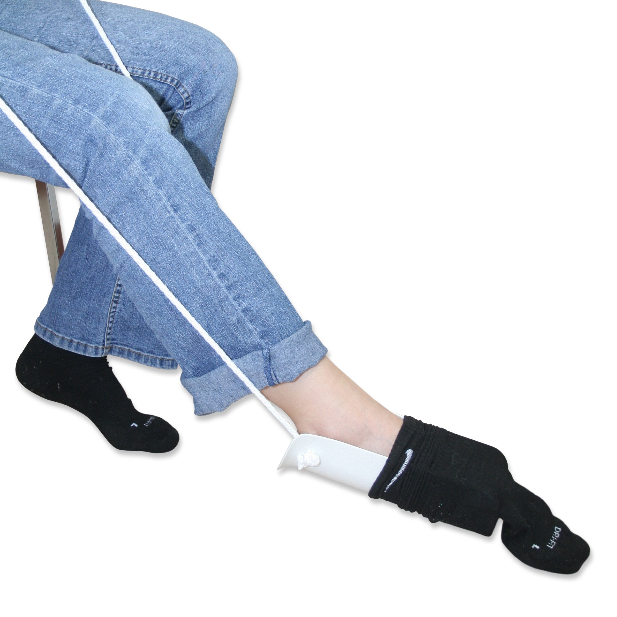 Rehabilitation Advantage Sock Aid with Foam Handles, Standard