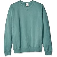 Hanes Originals Fleece, Garment Dyed Pullover, Crewneck Sweatshirts for Men