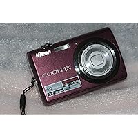 Nikon Coolpix S220 10MP Digital Camera with 3x Optical Zoom and 2.5 inch LCD (Plum)
