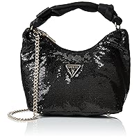 GUESS Women's Velina Hobo Evening, Sequin, One Size
