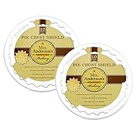 Mrs. Anderson's Baking Pie Crust Protector Shield, Fits 9.5 and 10-Inch Plates, Set of 2