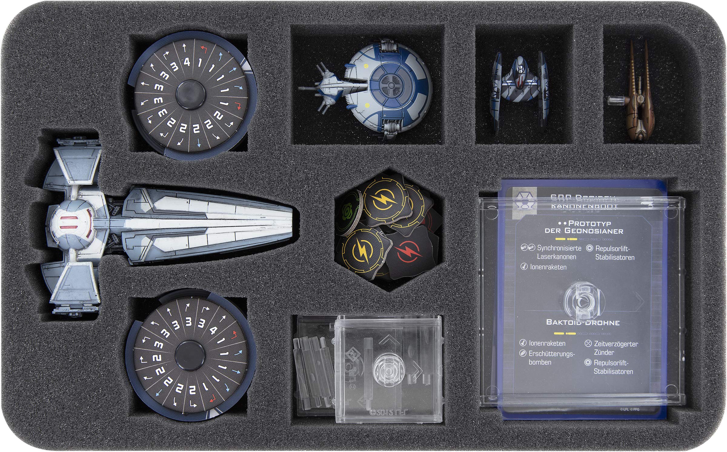 Feldherr Magnetic Box Yellow Compatible with Star Wars X-Wing: Sith Infiltrator