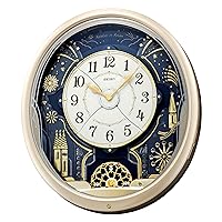 SEIKO Melodies in Motion Wall Clock, Starry Night
