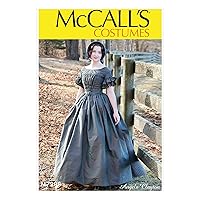 McCall's Patterns McCall's Women's Colonial Dress Costume Angela Clayton, Sizes 6-15 Sewing Pattern, various, White