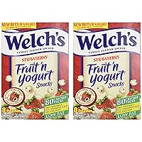 Strawberry Fruit'n Yogurt Snacks 8 Pouches (2 Pack - 16 Pouches Total)