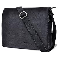 Albert Premium Leather Messenger Bag for Men