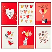 Hallmark Valentines Day Cards Assortment, Gold Foil (36 Cards and Envelopes)