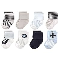 Luvable Friends Unisex Baby Newborn and Baby Terry Socks