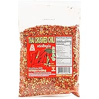 JHC Extra Hot Crushed Thai Chili Pepper, Spicy Pepper Flakes, 7 Ounce / 200gram, Product of Thailand