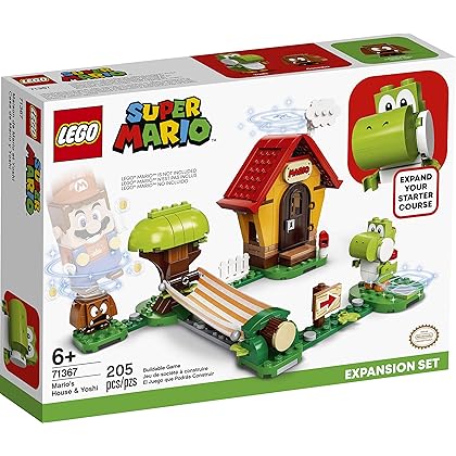 LEGO Super Mario Mario’s House & Yoshi Expansion Set 71367 Building Kit, Collectible Toy (205 Pieces)