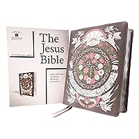 The Jesus Bible Artist Edition, NIV, (With Thumb Tabs to Help Locate the Books of the Bible), Leathersoft, Gray Floral, Thumb Indexed, Comfort Print The Jesus Bible Artist Edition, NIV, (With Thumb Tabs to Help Locate the Books of the Bible), Leathersoft, Gray Floral, Thumb Indexed, Comfort Print Imitation Leather