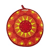 IMUSA USA MEXI-10007 Sunburst Cloth Tortilla Warmer 12-Inch, Yellow/Red/Orange