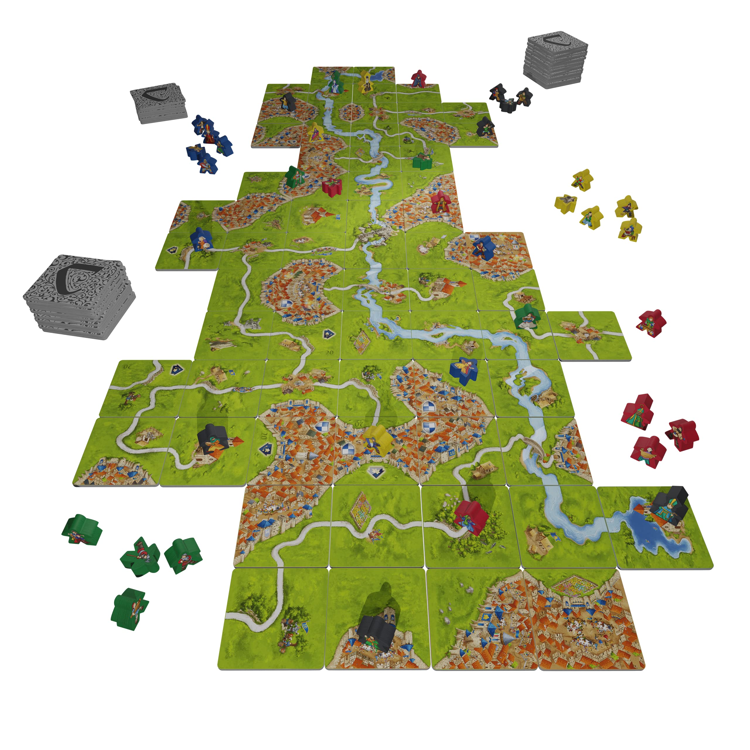Carcassonne 20th Anniversary Edition| Family Board Game for Adults and Kids | Strategy /Adventure Game | Ages 7+ | 2-5 Players | Avg. Playtime 30-45 Minutes | Made by Z-Man Games