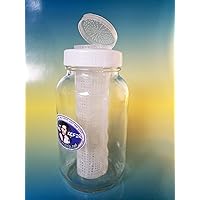 Kefir Fermenter - Infuser 0.6L/20oz for Simple and Rapid Homemade Kefirs: Milk Kefir or Water Kefir