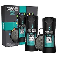 Apollo Holiday Gift Set With Body Wash & Shower Detailer for Grooming 3 count, 16 ounce