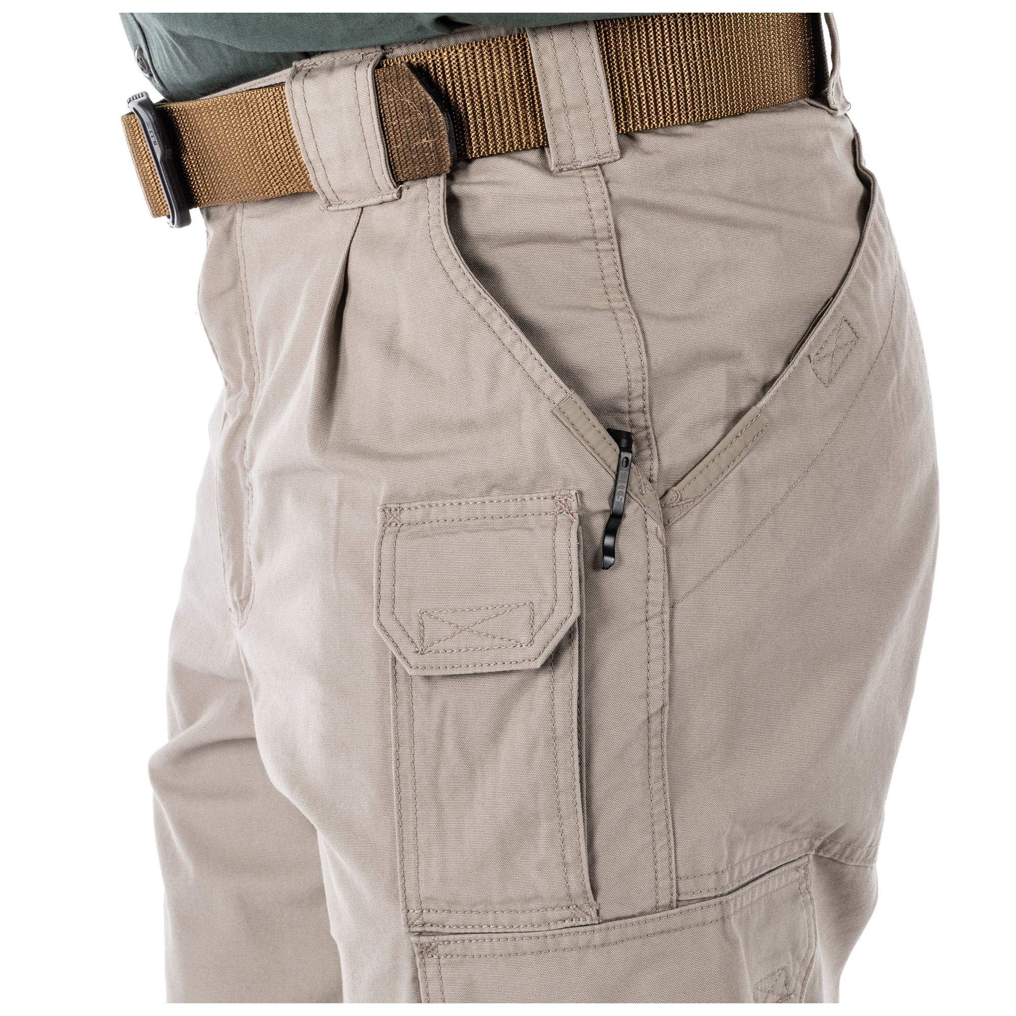 5.11 Tactical Men's Active Work Pants, Superior Fit, Double Reinforced, 100% Cotton, Style 74251