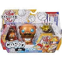 Bakugan, Cubbo Deka Pack with Exclusive Jumbo King Cubbo and Core Cubbo, Geogan Rising Transforming Collectible Action Figures, Toys for Kids Boys Ages 6 and Up