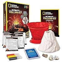 Ultimate Volcano Kit – Erupting Volcano Science Kit for Kids, 3X More Eruptions, Pop Crystals Create Exciting Sounds, STEM Science & Educational Toys (Amazon Exclusive)