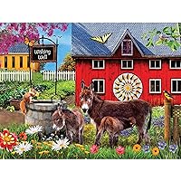 550 Piece Puzzle for Adults Make A Wish Baby Karen Burke Country Jigsaw 18x24 by KI Puzzles