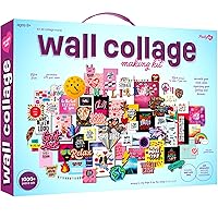 Wall Collage Kit for Teen & Tween Girls - Arts Craft Gift Ideas for Age 11, 12,13, 14, 15, 16 Year Old Girl - Birthday Gifts and Stuff for Teenage Bedroom Decor - Teens Crafts Kits Teenager