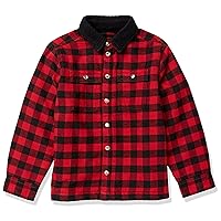 Amazon Essentials Boys and Toddlers' Flannel Shirt Jacket