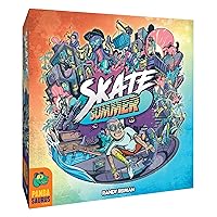 Skate Summer Board Game - Master the Half-Pipes of Pelican Park in This Thrilling Strategy Game! Family Game for Kids and Adults, Ages 14+, 2-5 Players, 60-90 Min Playtime, Made by Pandasaurus Games