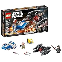 LEGO Star Wars: The Last Jedi A-Wing vs. TIE Silencer Microfighters 75196 Building Kit (188 Pieces)