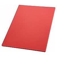 Winco Cutting Board, Medium, Red